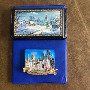 ADDRESS BOOK AND MAGNET FROM RUSSIA